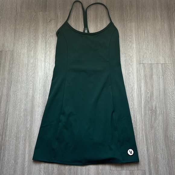 Vuori Women's Dress in Dark Green - Picture 4 of 7